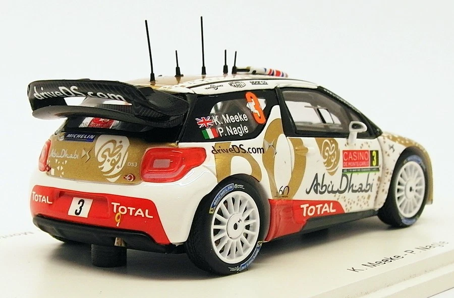 Spark escala 1/43 S4503 - Citroen DS3 WRC #3 - 10º Abu Dhabi 2015 Foto 2 de 4