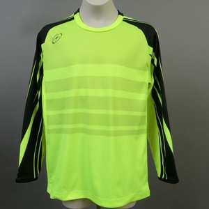 Youth Medium XARA Soccer Goalkeeper Jersey padded forearms ~ Yellow ~ YMD