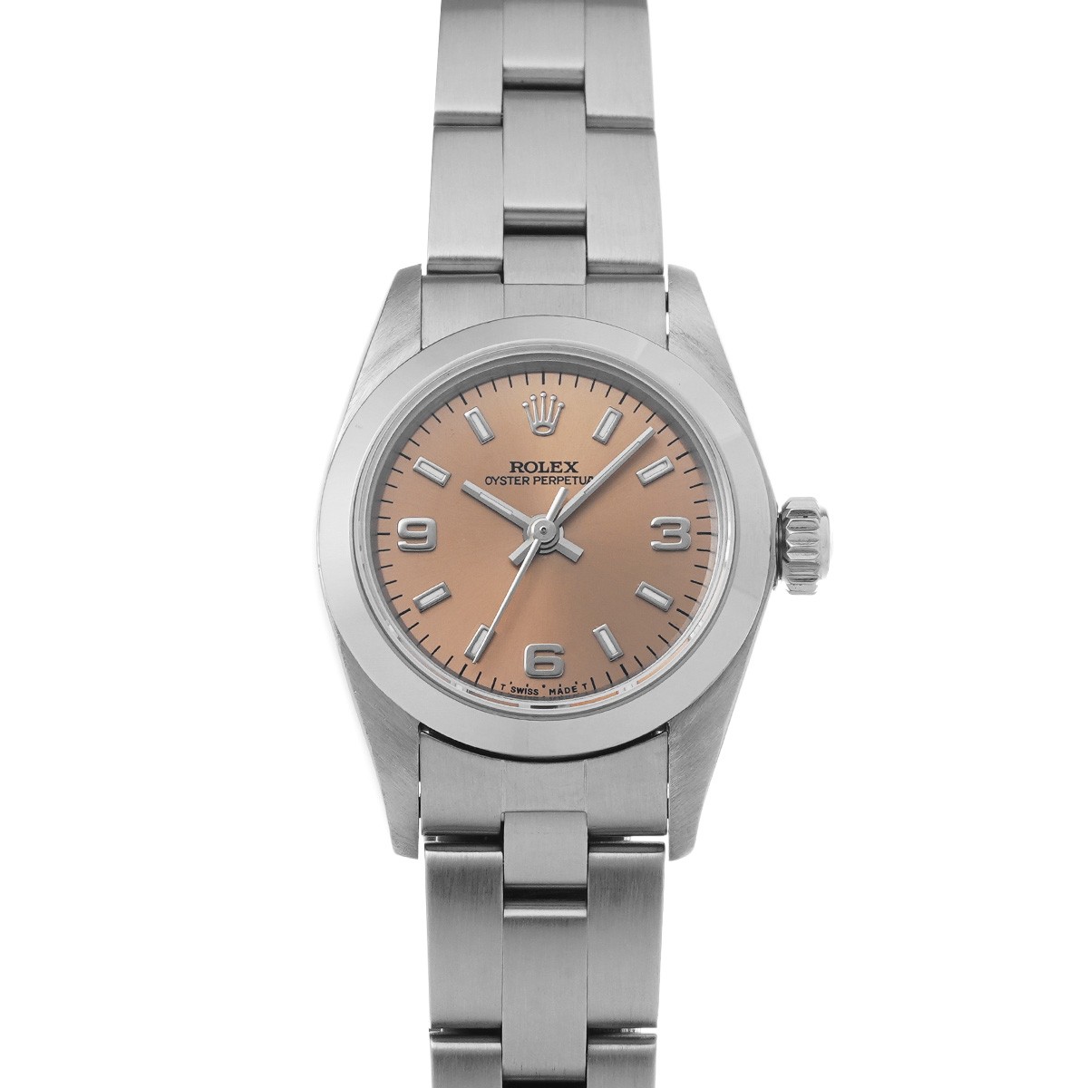 ROLEX Oyster Perpetual 67180 pink WATCH 751928