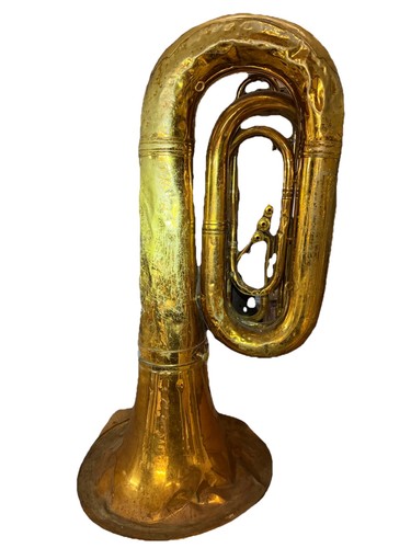 Vintage KING Brass Marching Tuba 2-Piece Detachable Bell – Decor / Parts 39” Tal