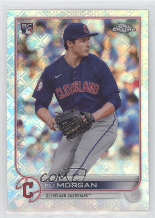 2022 Topps Chrome Logofractor Edition Eli Morgan #14 zu8
