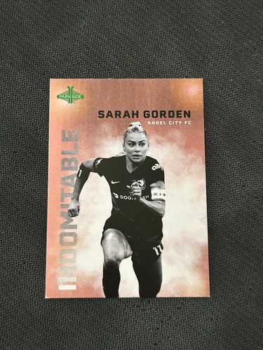 2025 Parkside NWSL Volume 1 Indomitable Sarah Gorden #1 Angel City FC