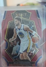 2022-23 Panini Select - Premier Level Klay Thompson #119 Maroon Prizm Die-Cut...