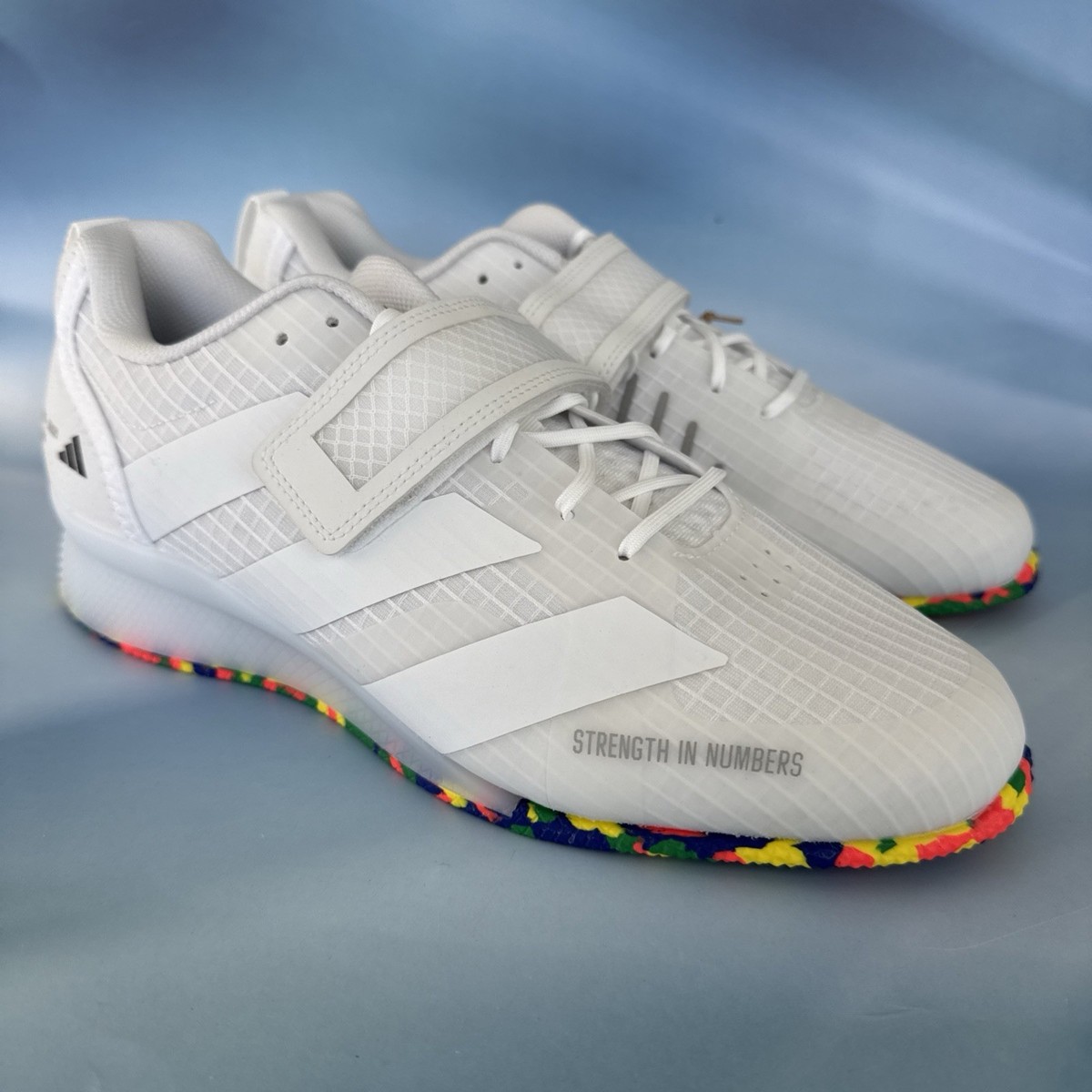 Adidas Adipower III Weightlifting Shoes White - IF0521 Men's 9 Women's 10 Adidas Adipower III Weightlifting Shoes White - IF0521 Men's 9 Women's 10