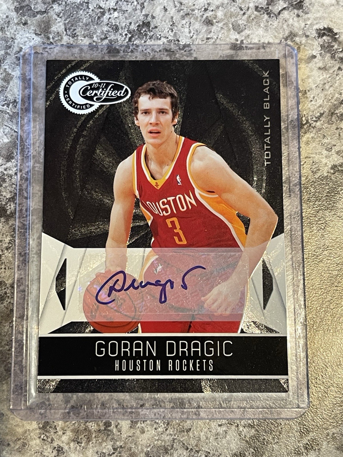 2011 Totally Certified Goran Dragic BLACK 1/1 Signatures Auto! Rockets FIBA MVP!