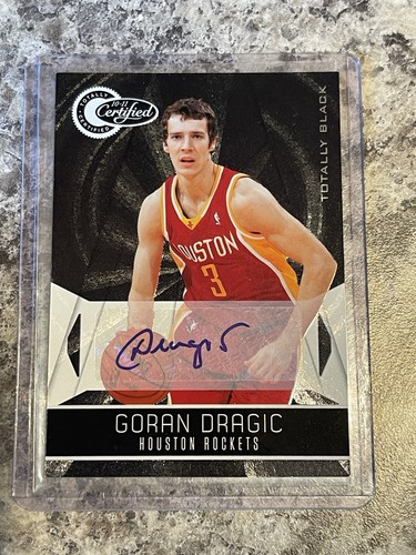 2011 Totally Certified Goran Dragic BLACK 1/1 Signatures Auto! Rockets FIBA MVP!