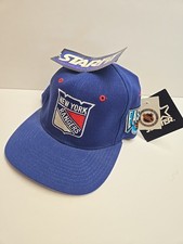 NWT NEW Vintage Starter NHL New York RANGERS Starfit Fitted Hat Size 2 RARE 1990
