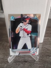 2025 Bowman Draft Chrome BDC-124 Conor Essenburg 1st Bowman Atlanta Braves