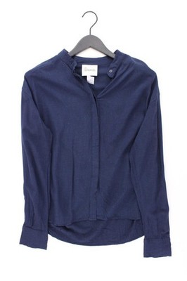   my essential wardrobe Langarmbluse Regular Bluse für Damen Gr. 38, M blau  