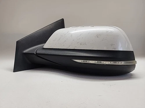 2011 - 2014 Ford Edge Driver Left Mirror Heated Blind Spot White OEM LH 