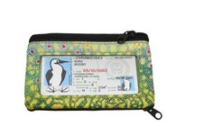 Chums Surfshorts Wallet LTD Mens One Size Green Brook Trout RFID ID Window