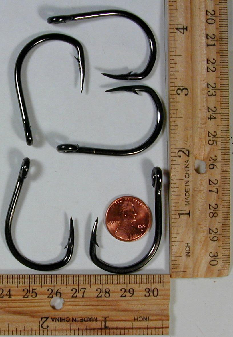 25 10/0 10827 SS Black Stainless Steel live bait chunking Med