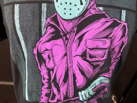 London 1888 NES Jason Friday the 13th Video Game Black Medium T-Shirt
