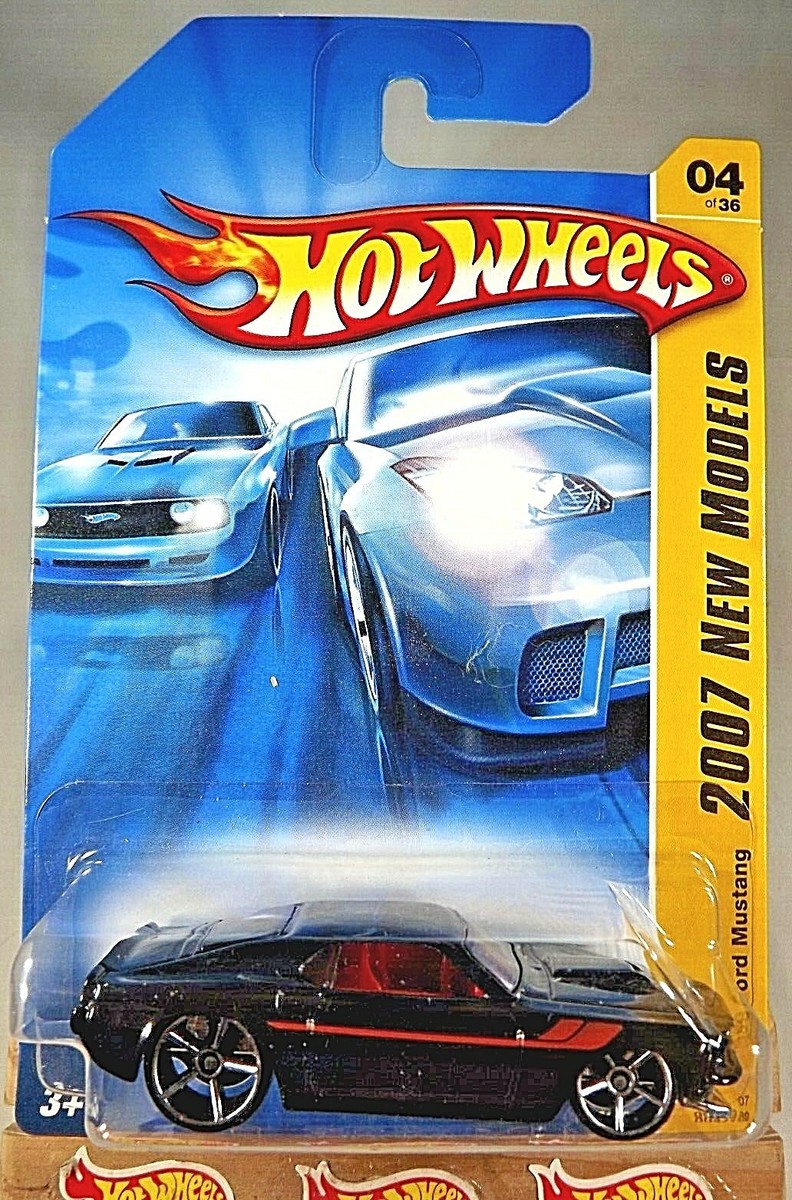 2007 Hot Wheels #4 New Models 4/36 '69 FORD MUSTANG Black
