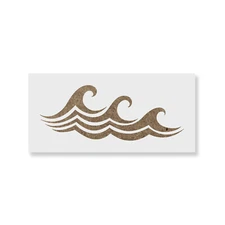 Waves Stencil - Durable & Reusable Mylar Stencils