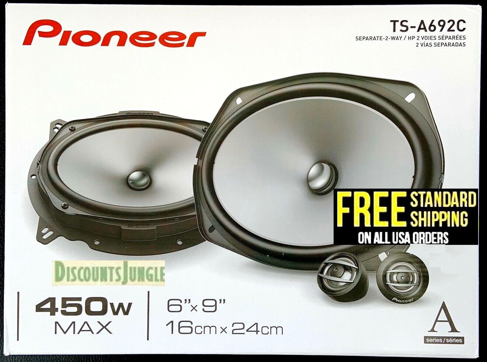 pioneer 6x9 component speakers
