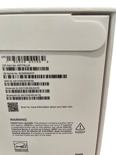 Apple MCYT4LL/a Mac Mini with M4 Chip, 24GB Unified RAM, 512GB SSD - Photo 5/6