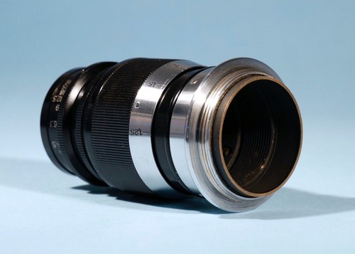 Ernst Leitz Leica 90mm 9cm f/4 Elmar RARE Black Lens * PRE-WAR 1936 * LTM M39 M - Picture 5 of 7
