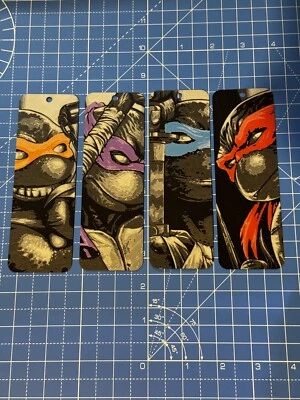 Tmnt 3D Printed Bookmarks, Teenage Mutant Ninja Turtles