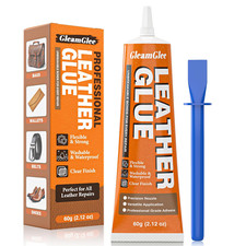 Leather Glue, 60Ml Permanent Leather Glue Adhesive - High Strength  Flexible