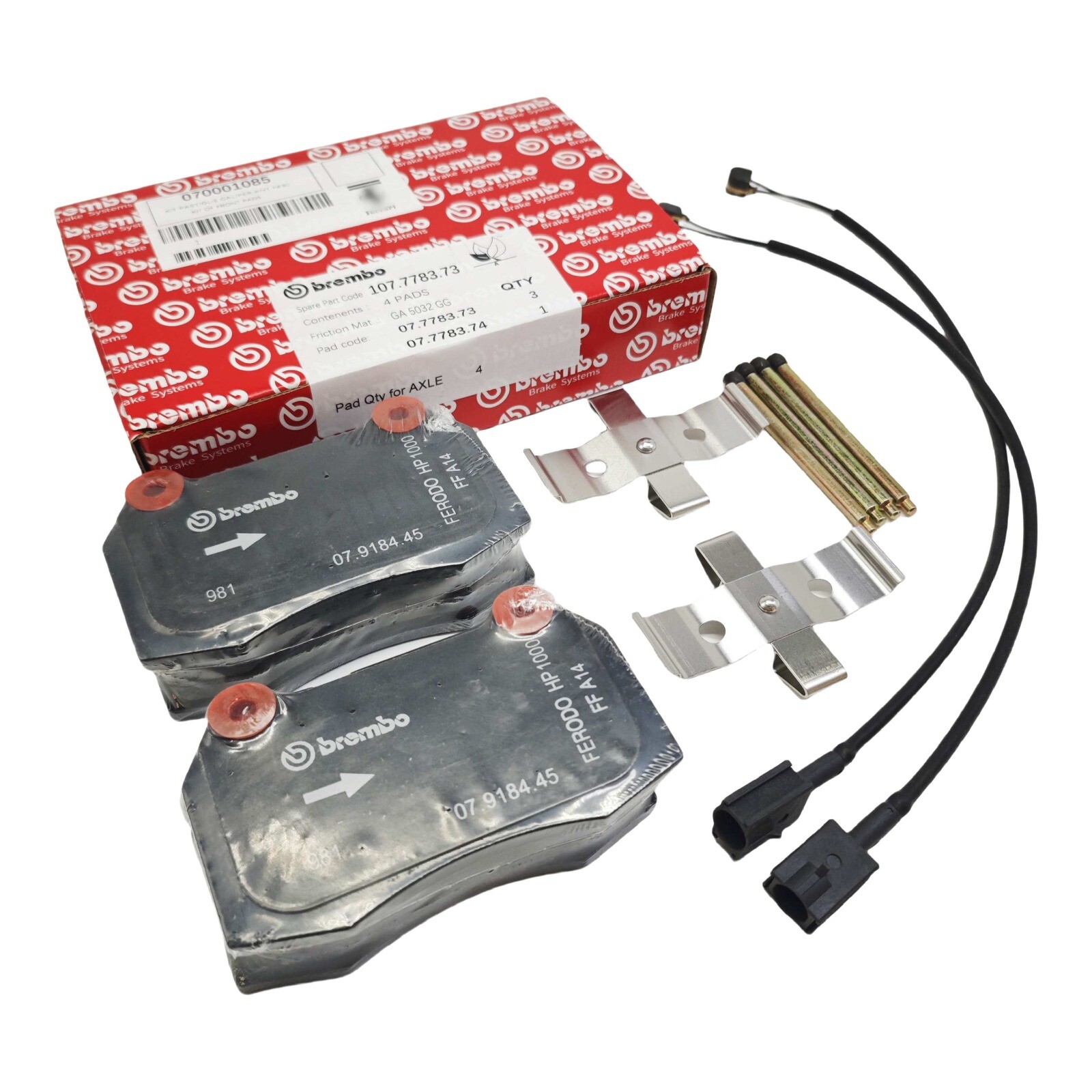 🚀New Front Brake Pad Kit for Ferrari 360 430 F430 F430 Spider 70001085