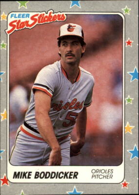 1988 Fleer Star Stickers Baseball ''Main Set'' Base Cards