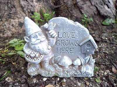 Latex gnome bird mold Plaster Concrete cement rubber mould 4.5'' x 3.5''
