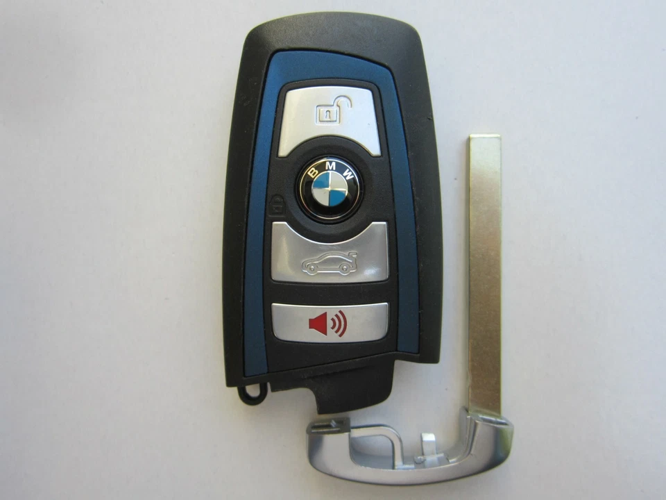 OEM BMW SMART LLAVERO ALARMA REMOTA SIN LLAVE YGOHUF5767 4 BOTONES 434Mhz DESBLOQUEADO Foto 2 de 4