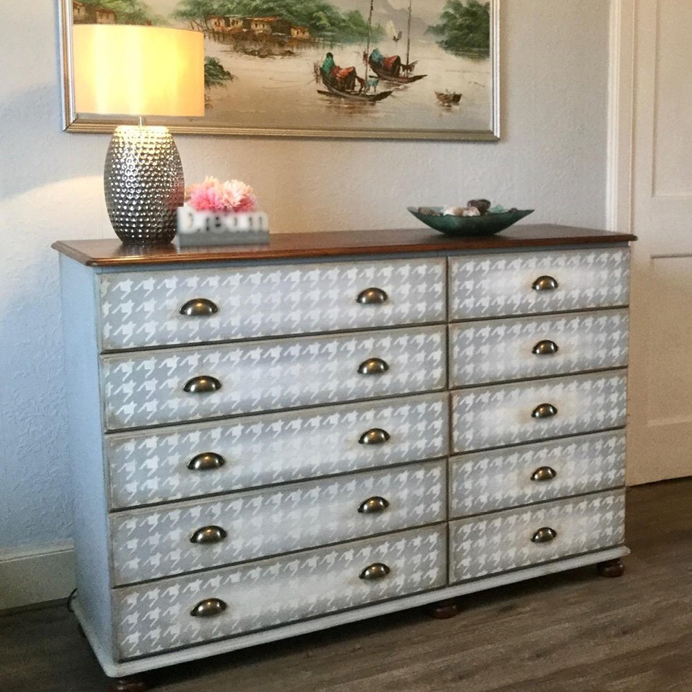 Ceramic Knobs Drawer Round Shape Pull Handle Cupboard Wardrobe Dresser Door Replacement Gray 4pcs - View #2