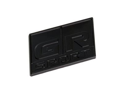 Toyota GR Sport Gazoo Racing Black Blackout Emblem Decal Badge Sticker Nameplate