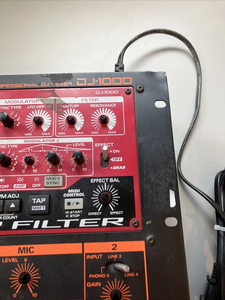 Mezclador DJ profesional Roland DJ-1000 descontinuado #S4 Foto 3 de 4