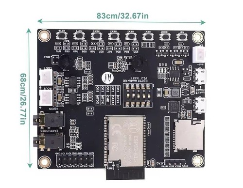 ESP32-Audio-Kit ESP32-A1S ESP32 Audio Development Board WiFi BLE Module - Imagen 6 de 8