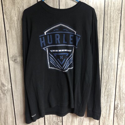 Hurley Nike Dri Fit Size Large Long Sleeve Shirt Designed For The