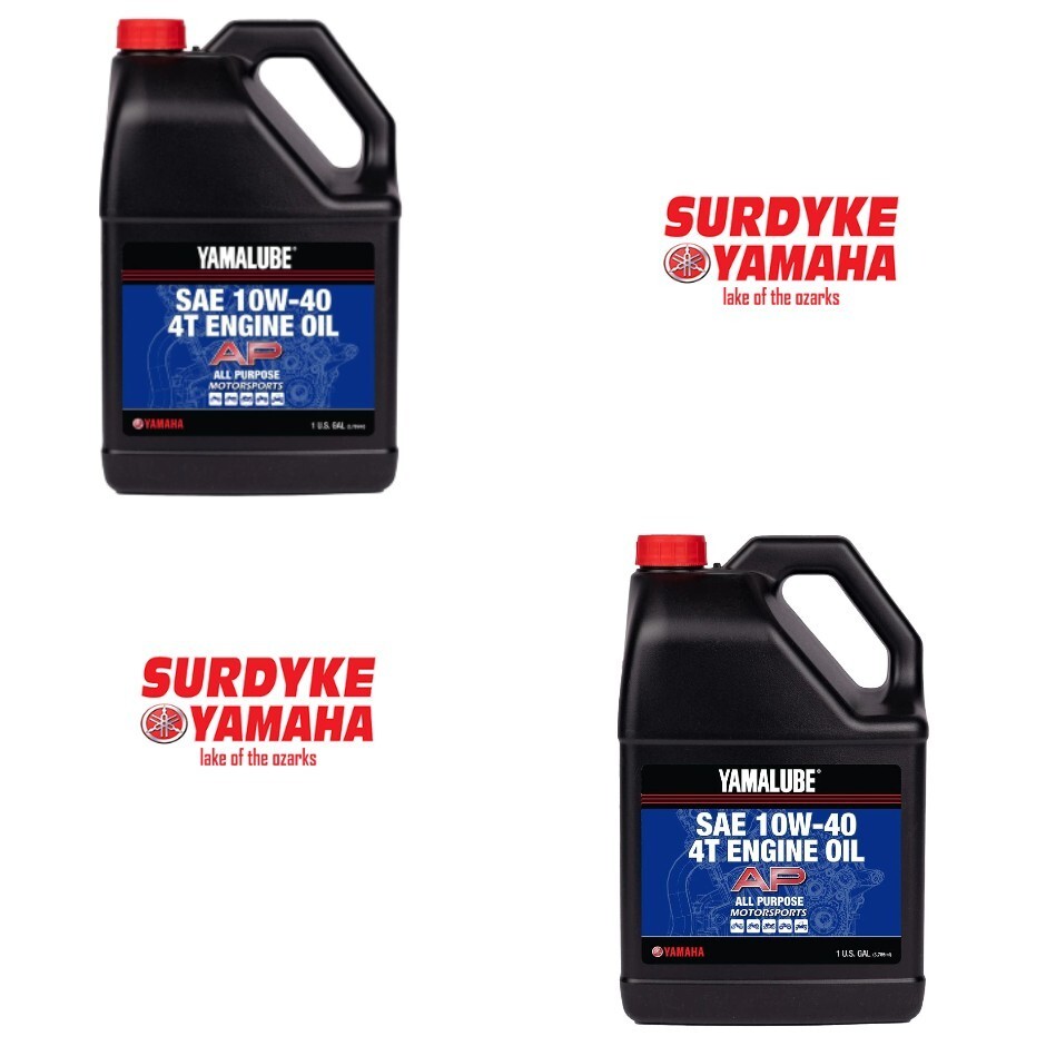 x2 Yamalube Performance All Purpose 4 Four Stroke Oil 10W-40 1