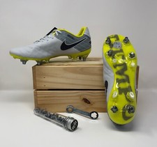 Women's Nike Tiempo Legend 6 VI SG-PRO ACC Women's 8.5 Soccer Grey/Purple 827248