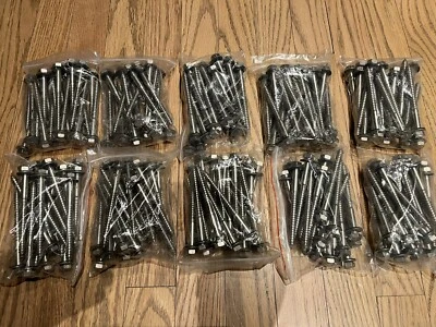 100 Pack Unirac 5/16" x 4" Hex Head Lag Bolt w/Washers
