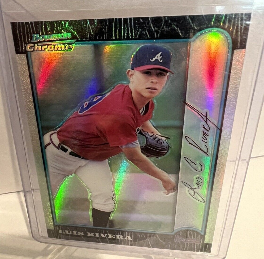 Luis Rivera 1999 Bowman Chrome Refractor Atlanta Braves