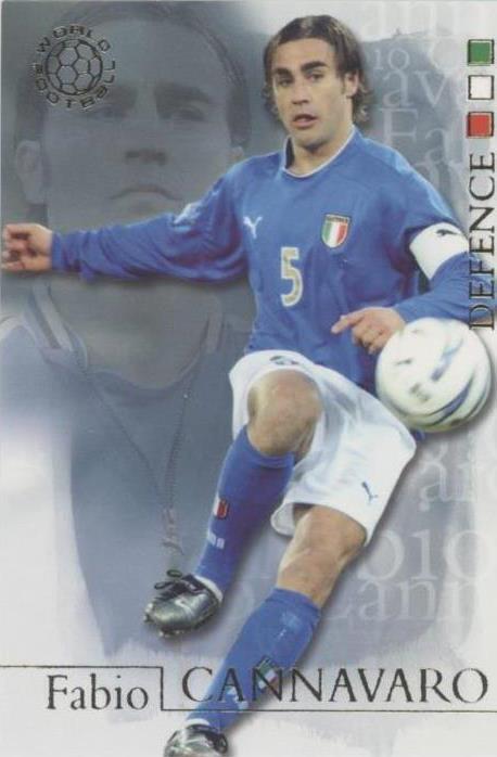 2004 Futera World Football - Fabio Cannavaro #04 for sale | eBay