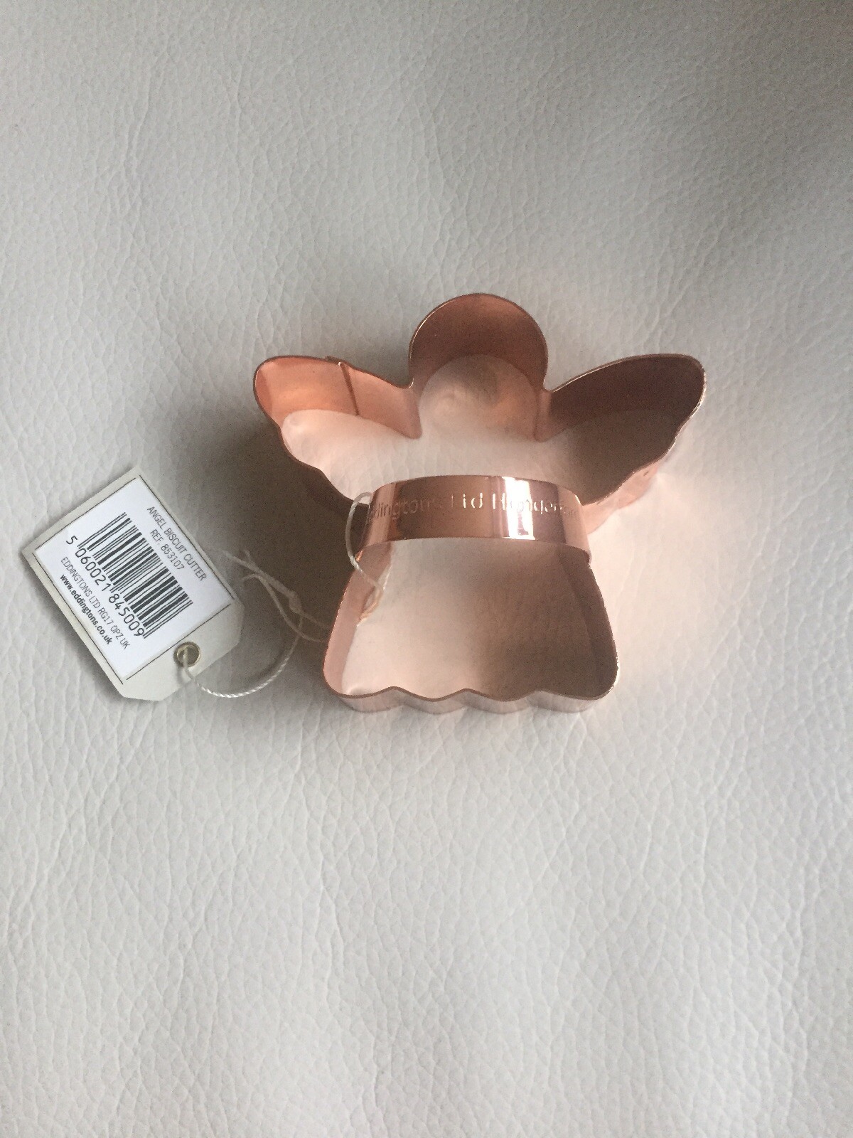 Eddingtons Copper Angel Cookie Biscuit Cutter BNWT Fortnum & Mason