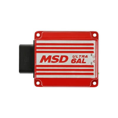 MSD #6423 IGNITION BOX ULTRA 6AL DIGITAL CD WITH 3-STEP REV LIMITER RED 45,000 V
