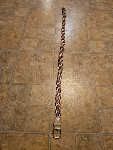 Vintage Colorful Braided Belt - Women's Size 30 (B62) - Picture 2 of 7