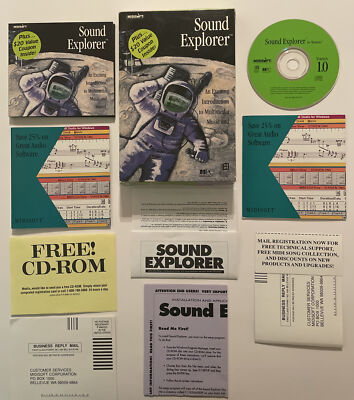 Sound Explorer for Windows 1993 Midisoft CD-ROM