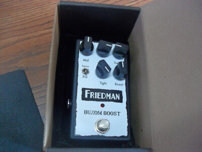 FRIEDMAN BUXOM BOOST - CLE BOOST PEDAL W/BYPASSABLE EQ AND TIGHT KNOB