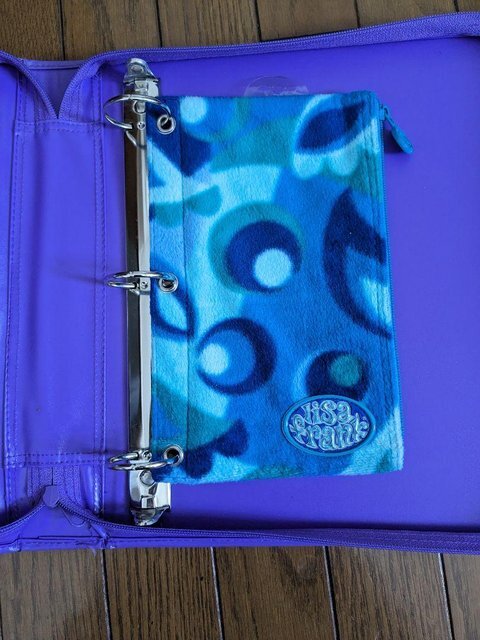 Lisa Frank Oversized Zipper Binder File 3 Ring Pirate Purple Lisa Frank Oversized Zipper Binder File 3 Ring Pirate Purple