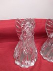 Set of 2 Gorham Crystal Angels Salt & Pepper Shakers 4" tall Holiday Traditions — photo 2