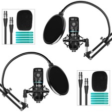 Podpak2a 2-pack Universal Cardioid Condenser Microphone Kit With Articulating...