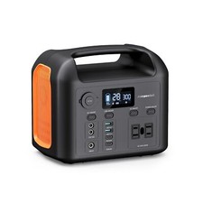 Portable Power Station, 300W 600W Peak 299Wh LiFePO4 Solar Generator Pure S...