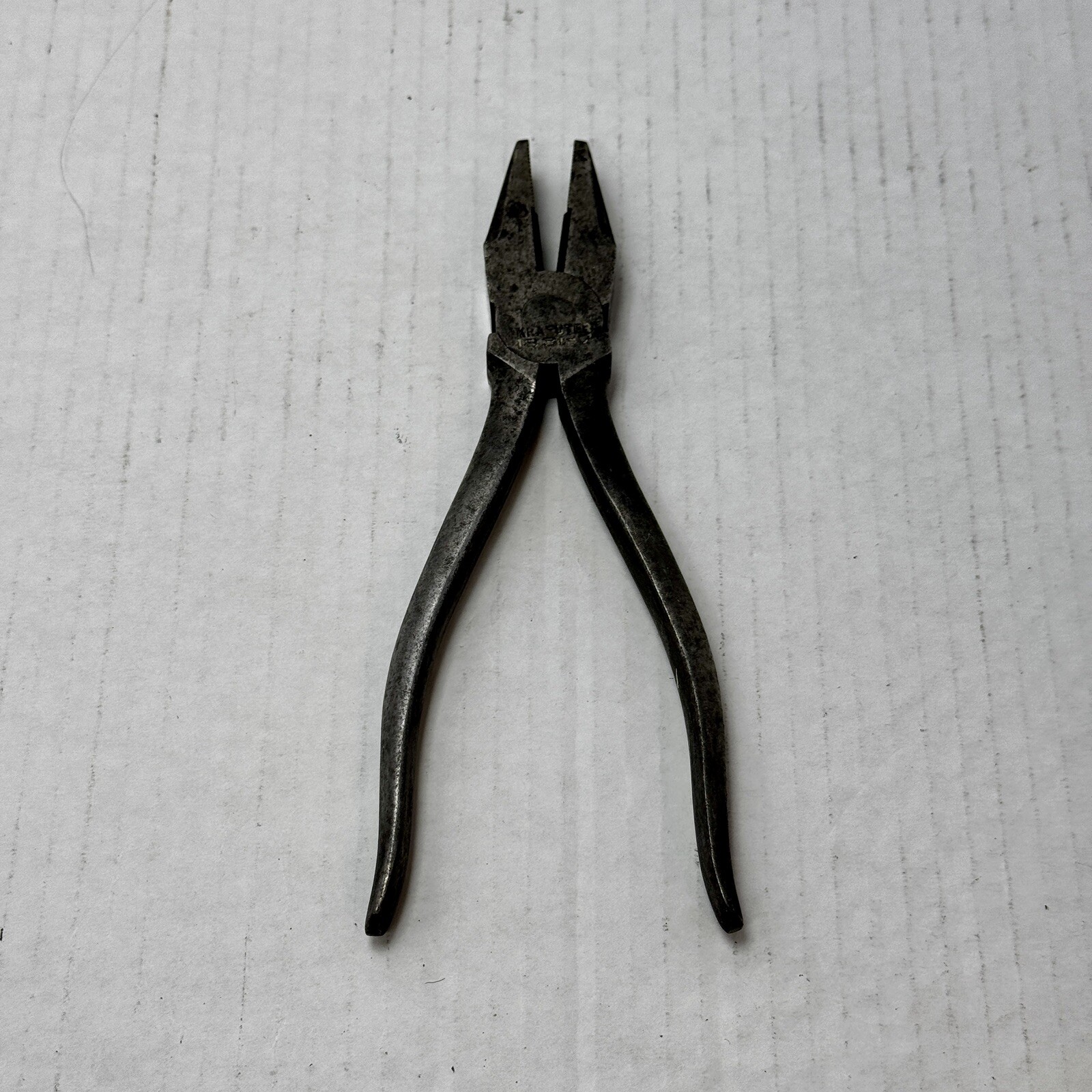 1940s Vintage 7” KRAEUTER  Lineman's Pliers 1831-7 USA With Iconic Textured Grip