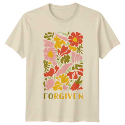 Forgiven Boho Floral Natur Liebhaber Grafik T-Shirt