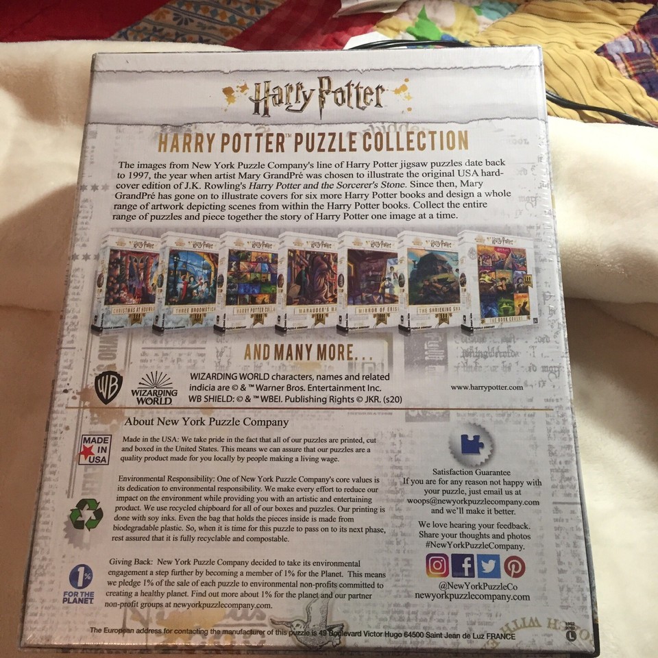 Wizarding World Harry Potter Christmas At Hogwarts 500 Piece Puzzle New